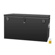 Caixa para Bateria Peastorm 12V à Prova dÁgua em Aço para Duas Baterias 56 x 22 x 30 cm
