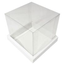 Caixa para Bolo (20cm x 20cm) Branca - 1 unidade - Assk Rizzo Confeitaria Caixa para Bolo (20cm x 20cm) Branca - 1 unidade - Assk Rizzo Confeitaria