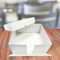 Caixa para Bolo Branca - 36x30x12 cm - 10 Unidades Caixa para Bolo Branca - 36x30x12 cm - 10 Unidades