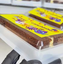 Caixa para Bolo Fatia Tablete Barra de Chocolate 14cm