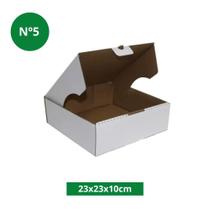 Caixa Para Bolo Nº5 Branca 23x23x10cm Caixa Para Bolo Nº5 Branca 23x23x10cm