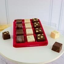 Caixa para Bombons Brigadeiros Doces Trufas Quadrados 12 cavidades