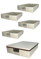 caixa para botas multiuso visor e tampa grande organização - L 37cm x A 11cm x P 50cm - KIT C/ 5 caixa para botas multiuso visor e tampa grande organização - L 37cm x A 11cm x P 50cm - KIT C/ 5