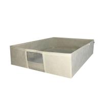 caixa para botas multiuso visor e tampa grande organização - L 37cm x A 11cm x P 50cm caixa para botas multiuso visor e tampa grande organização - L 37cm x A 11cm x P 50cm