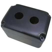 Caixa para Botoeira Interruptor Botão Led Vazia com 2 Furos 22mm de Sobrepor