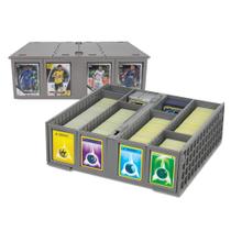 Caixa para Cartas BCW Modelo 2 Unidades Cinza com Capacidade para 3200 Cartas