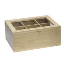 Caixa para Chá ou Cápsulas de Café Ecokitchen 6 Divisões
