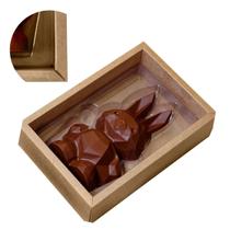 Caixa para Coelho de Chocolate Grande Páscoa
