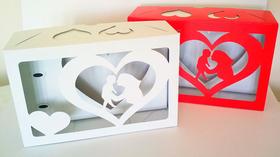 Caixa para Coração de colher (500g) - Dia das Mães (kit com 10 caixas)