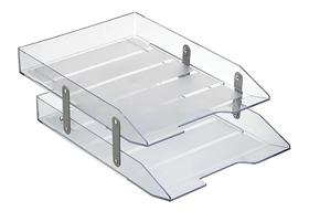 Caixa para Correspondência Articulada Dupla Super XAcrimet Cristal - Organizador de Documentos