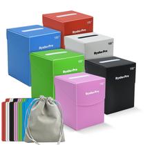 Caixa para Deck RyshePro Kit com 6 unidades para 100+ cartas, com divisórias e bolsa para dados