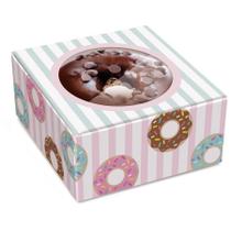 Caixa Para Donuts Com Visor Donuts - 10 unidades - Cromus - Rizzo