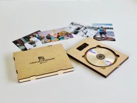 Caixa para DVD e Pen Drive com Logotipo - Criativa Arte