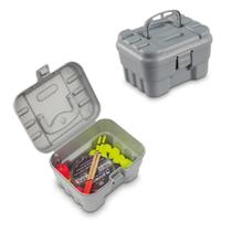 Caixa para ferramentas maleta caixa multiuso organizador brinquedos lego pesca costura vintage - ARQPLAST