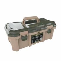 Caixa para ferramentas pvc 18,3" tática cor verde - metasul