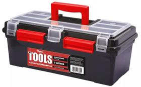 Caixa para ferramentas XPLAST 7L e 5 divisórias