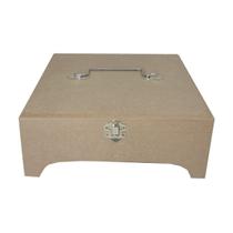Caixa para Gin com Alça 23cm Mdf Madeira Caixa para Gin com Alça 23cm Mdf Madeira
