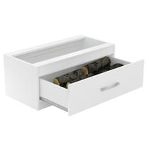 Caixa para Lenha com Gaveta 73cm - Branco