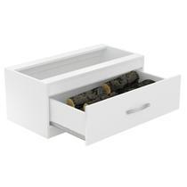Caixa para Lenha com Gaveta 73cm - Branco Caixa para Lenha com Gaveta 73cm - Branco