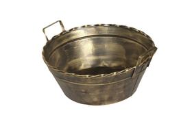 Caixa para lenha tipo tacho ref. 022 Caixa para lenha tipo tacho ref. 022