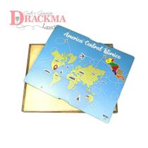 Caixa para Mapa da América Central Ístmico Caixa para Mapa da América Central Ístmico