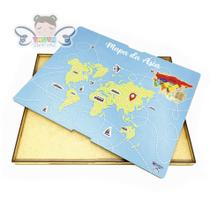 Caixa para Mapa da Ásia Caixa para Mapa da Ásia