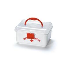 Caixa para Medicamentos Pequena em Plástico Branco 16x19cm - Nitron