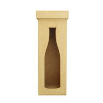 Caixa Para Mini Vinho Chandon Vazada 27x10x10 Mdf Madeira