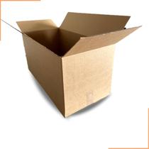 Caixa para mudanças e envios de Papelão Kraft 60x30x30 forte e resistente kit com 6 unidades.