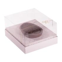 Caixa para ovo de colher classic ajustavel 250/350g branco pascoa classica com 5 un Ideia