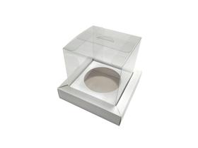 Caixa Para Panetone 100G Branco Com Borda Kit 10Und Caixa Para Panetone 100G Branco Com Borda Kit 10Und