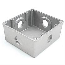 Caixa Para Piso Fechada E Baixa 4x4 - 56120020 - Tramontina Caixa P-piso 4x4 Baixa Fechada 56120-020