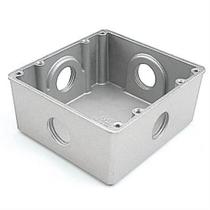 Caixa para Piso Fechada e Baixa 4x4 - 56120020 - TRAMONTINA Caixa para Piso Fechada e Baixa 4x4 - 56120020 - TRAMONTINA