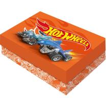 Caixa para Presente com Tampa HOT Wheels Retan.m 20X15,5X7,5 - Festcolor