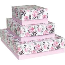 Caixa para Presente com Tampa Natureza PQ 19X14,5X7,5 Sortid PCT.C/20 Caixa para Presente com Tampa Natureza PQ 19X14,5X7,5 Sortid PCT.C/20