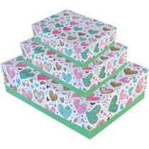 Caixa para Presente com Tampa Pequena 19X14,5X7,5 (S) Pacote com 20 Caixa para Presente com Tampa Pequena 19X14,5X7,5 (S) Pacote com 20