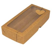 Caixa Para Presente Doce Bombom 22x10x4 Papel Kraft 60 Un Caixa Para Presente Doce Bombom 22x10x4 Papel Kraft 60 Un