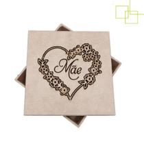 Caixa para Presente Especial Dia das Mães em MDF 15x15x5 - Expresso da Madeira
