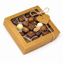 Caixa Para Presente Kraft Bombom Cosméticos 15x15x4 20 Un Caixa Para Presente Kraft Bombom Cosméticos 15x15x4 20 Un