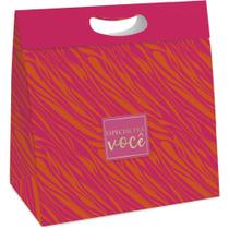 Caixa para Presente NEW PLUS Horizontal 33X32X11 Feline - Pacote com 10