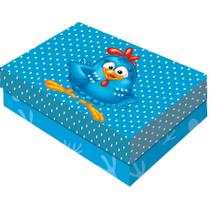 Caixa para Presente Retangular M - Galinha Pintadinha - 1 unidade - Festcolor - Rizzo Caixa para Presente Retangular M - Galinha Pintadinha - 1 unidade - Festcolor - Rizzo