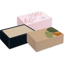 Caixa para Presente Retangular Realce 25X17X8,5CM Sortido Pacote com 10