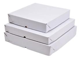 Caixa para salgado branca tamanho m - med 25 x 25 cm