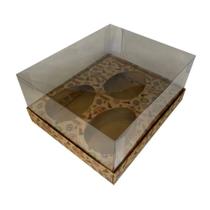 Caixa para Trio de Ovos de Páscoa 150 g - Kraft Coelhinhos 1 unidade Pct. c/ 5 unds. - ASSK - Rizzo Caixa para Trio de Ovos de Páscoa 150 g - Kraft Coelhinhos 1 unidade Pct. c/ 5 unds. - ASSK - Rizzo