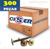 Caixa Parafusos Chipboard Flangeado Ciser 4.5x45 Madeira, MDF, Móveis 300 Peças Caixa Parafusos Chipboard Flangeado Ciser 4.5x45 Madeira, MDF, Móveis 300 Peças