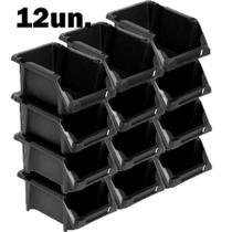Caixa Parafusos Gaveteiro Organizar Prateleira Nº3 -12 Peças Vonder