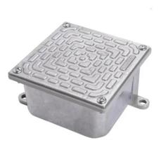 Caixa passagem 20x20x10 alumino com tampa olivo