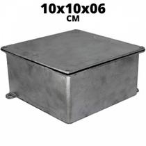 Caixa passagem aluminio 10x10x06
