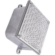 Caixa passagem aluminio 15 x 15 x 10 tampa reversivel
