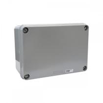 Caixa Passagem Pvc Steck 15,4Cm X 11Cm Sobrepor Cinza Ip55 - Ssx-161